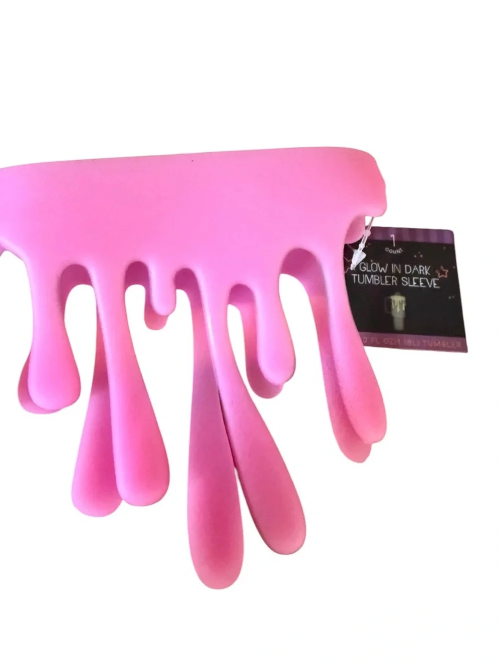 2026 Pink Glow in the Dark Tumbler/Bottle Sleeve Slime